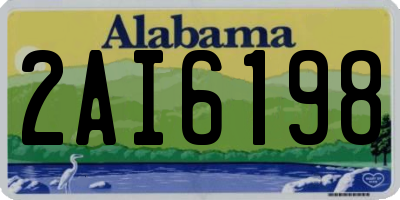 AL license plate 2AI6198