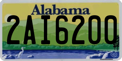 AL license plate 2AI6200
