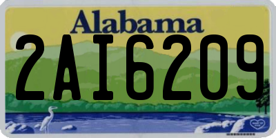 AL license plate 2AI6209