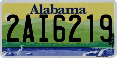 AL license plate 2AI6219