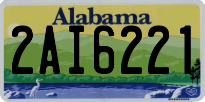 AL license plate 2AI6221