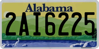 AL license plate 2AI6225