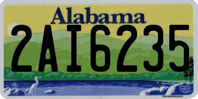 AL license plate 2AI6235