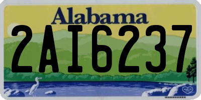AL license plate 2AI6237
