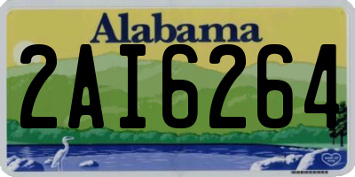 AL license plate 2AI6264