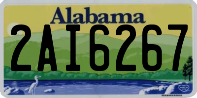 AL license plate 2AI6267