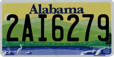 AL license plate 2AI6279