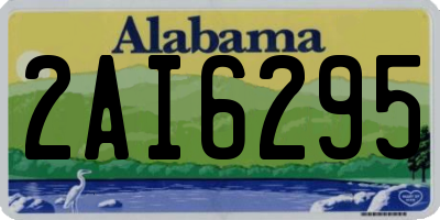 AL license plate 2AI6295