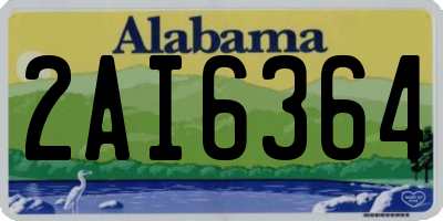 AL license plate 2AI6364