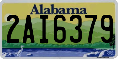 AL license plate 2AI6379