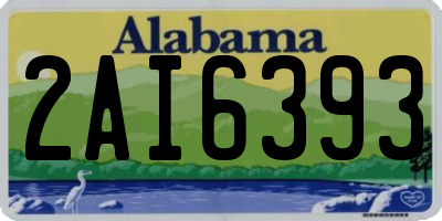 AL license plate 2AI6393
