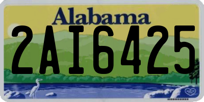 AL license plate 2AI6425