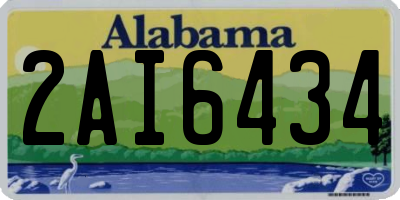 AL license plate 2AI6434