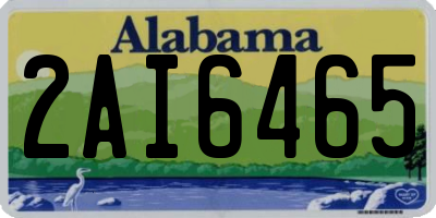 AL license plate 2AI6465