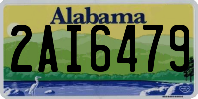 AL license plate 2AI6479