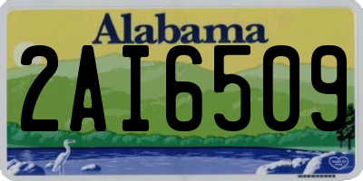 AL license plate 2AI6509