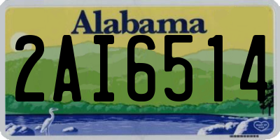 AL license plate 2AI6514