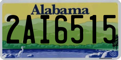 AL license plate 2AI6515