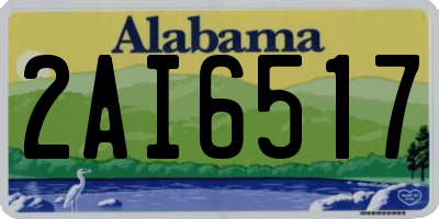 AL license plate 2AI6517