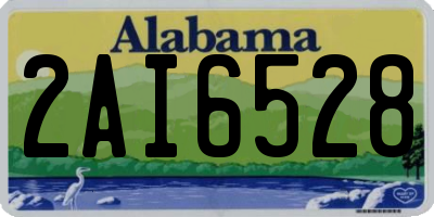 AL license plate 2AI6528