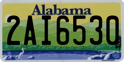 AL license plate 2AI6530