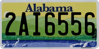 AL license plate 2AI6556
