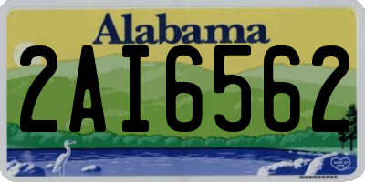 AL license plate 2AI6562