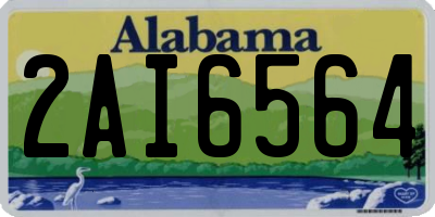 AL license plate 2AI6564
