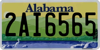 AL license plate 2AI6565