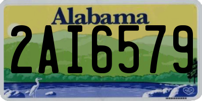 AL license plate 2AI6579