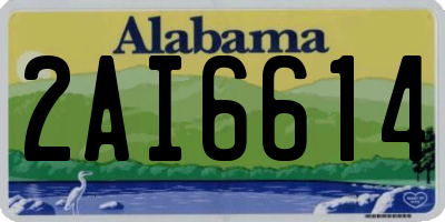 AL license plate 2AI6614