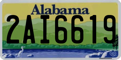 AL license plate 2AI6619