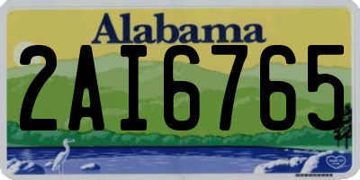 AL license plate 2AI6765