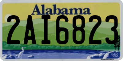 AL license plate 2AI6823