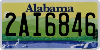 AL license plate 2AI6846