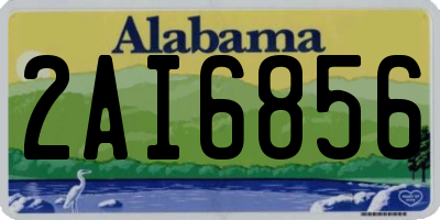 AL license plate 2AI6856