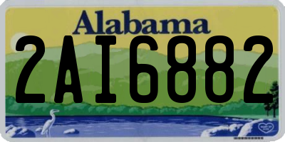 AL license plate 2AI6882