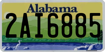 AL license plate 2AI6885