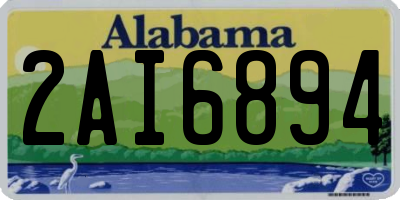 AL license plate 2AI6894