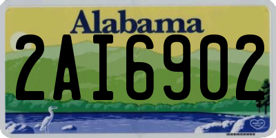 AL license plate 2AI6902