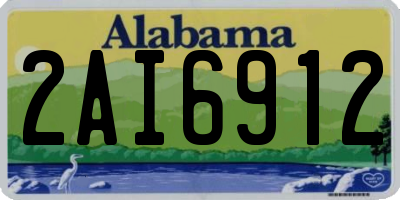 AL license plate 2AI6912