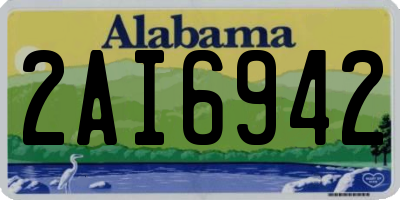 AL license plate 2AI6942