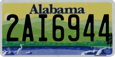 AL license plate 2AI6944