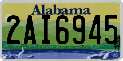 AL license plate 2AI6945