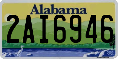 AL license plate 2AI6946