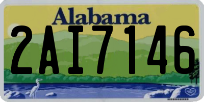 AL license plate 2AI7146