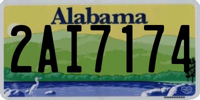AL license plate 2AI7174