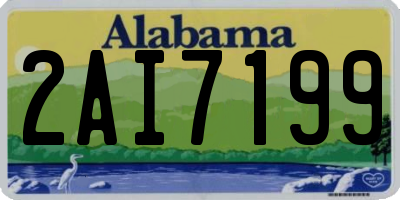 AL license plate 2AI7199