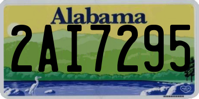 AL license plate 2AI7295