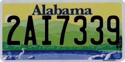 AL license plate 2AI7339